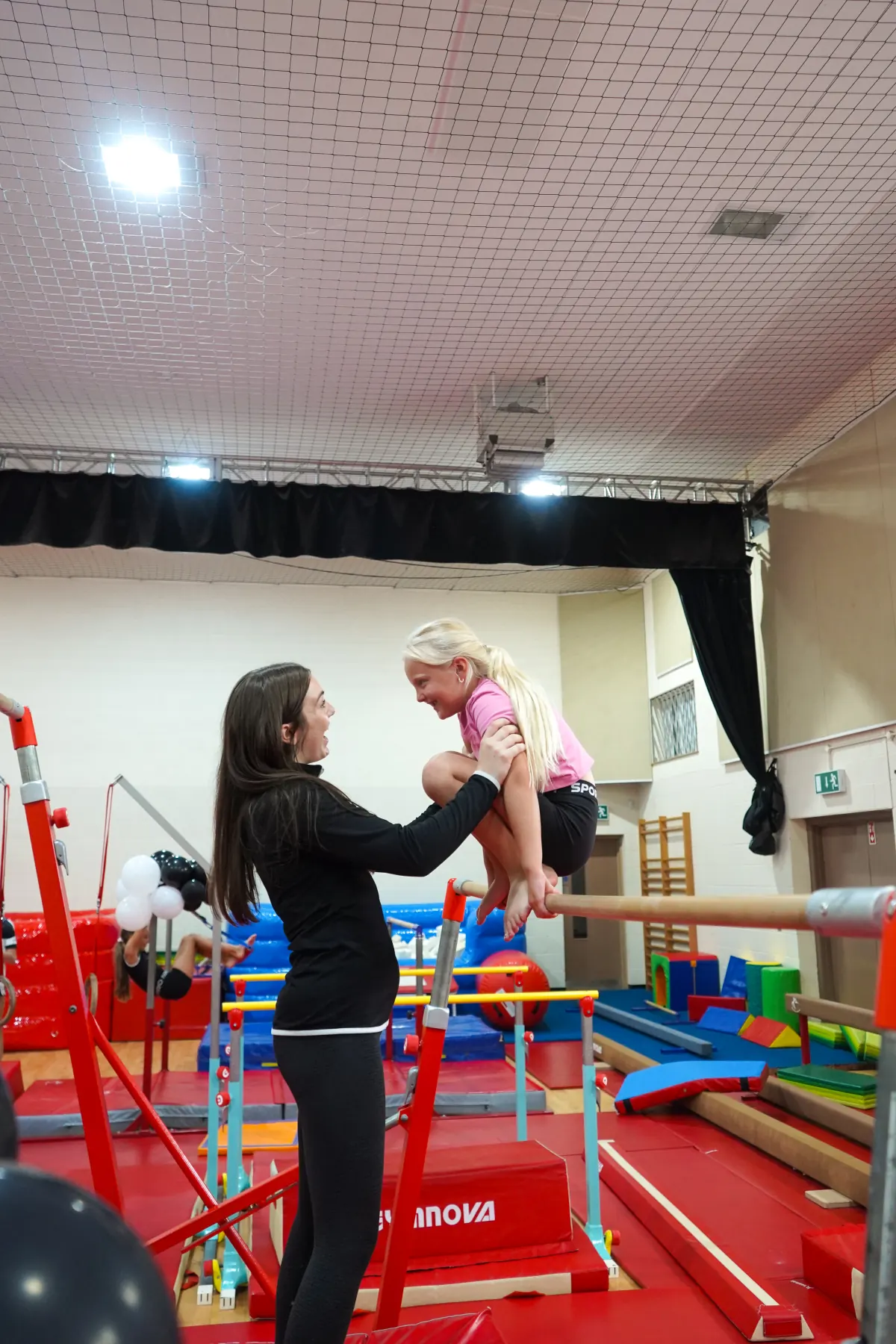 Advanced Gymnastics — A moment from the session